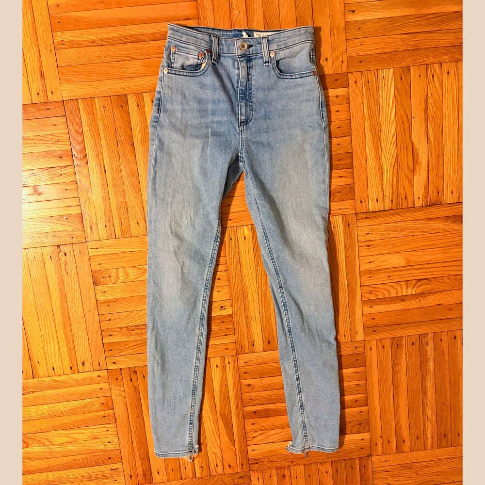 Rag & Bone Jeans Light Blue High Rise Skinny Jeans | Size 24 / XS